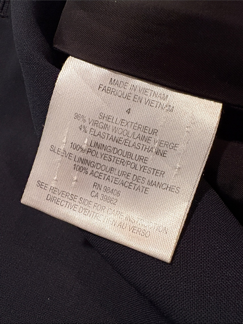 Theory Women's Navy Nichelle Blazer - Picture 9 of 10